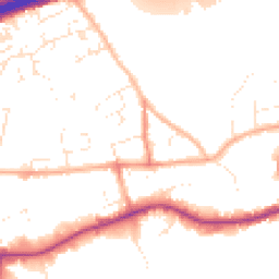 Daytime road noise heatmap for TR15 3JT
