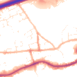 Daytime road noise heatmap for TR15 3JX