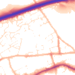 Daytime road noise heatmap for TR15 3LD