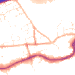 Daytime road noise heatmap for TR15 3LJ