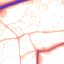 Daytime road noise heatmap for TR15 3NJ