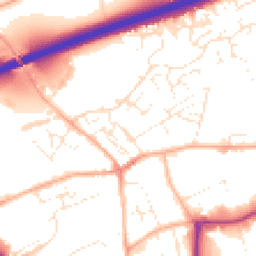 Daytime road noise heatmap for TR15 3PP