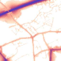 Daytime road noise heatmap for TR15 3PX