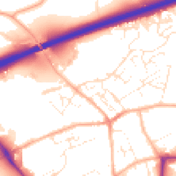 Daytime road noise heatmap for TR15 3QA
