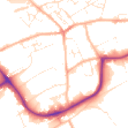 Daytime road noise heatmap for TR15 3QG