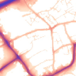 Daytime road noise heatmap for TR15 3SX