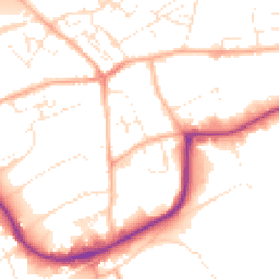 Daytime road noise heatmap for TR15 3TH