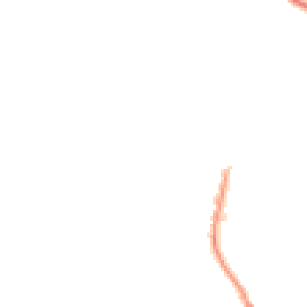 Night-time road noise heatmap for TR18 2DB