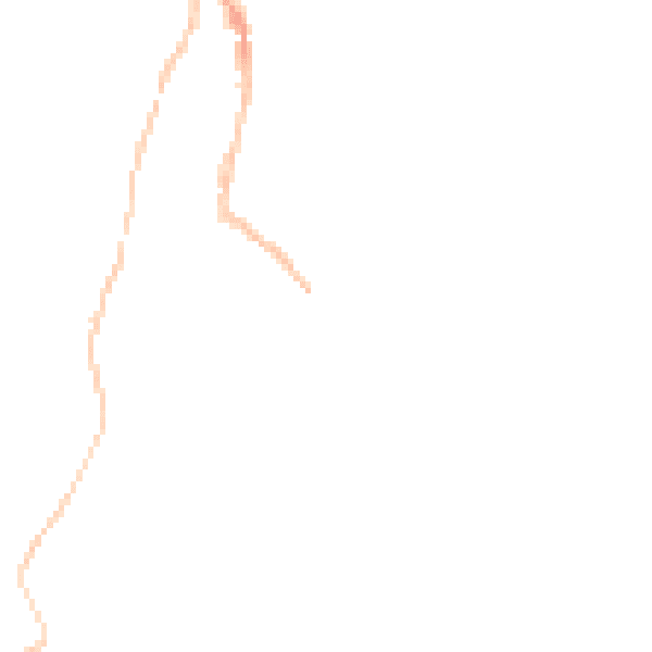 Night-time road noise heatmap for TR18 5EP