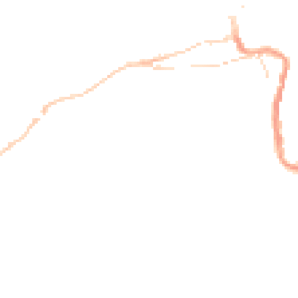 Night-time road noise heatmap for TR26 1DG
