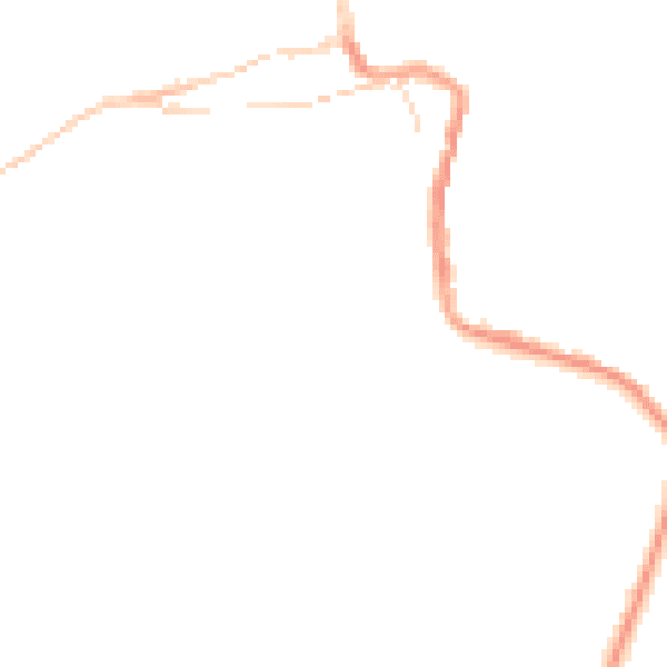 Night-time road noise heatmap for TR26 2DA