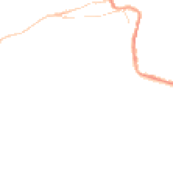 Night-time road noise heatmap for TR26 2GP