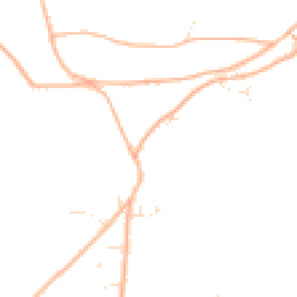 Daytime road noise heatmap for TR3 7QY