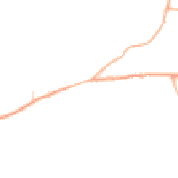 Daytime road noise heatmap for TR4 8BN