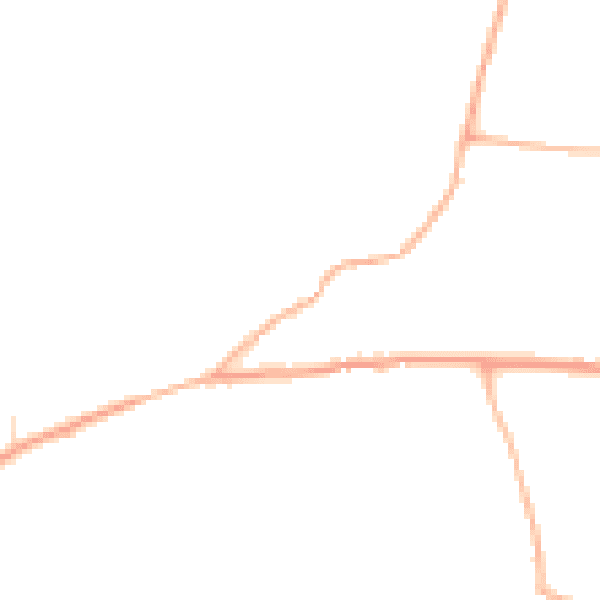 Daytime road noise heatmap for TR4 8BY