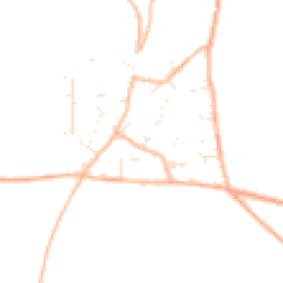 Daytime road noise heatmap for TR4 8DZ