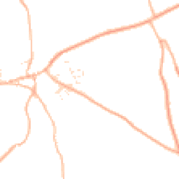 Daytime road noise heatmap for TR4 8JX