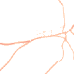 Daytime road noise heatmap for TR4 8LS