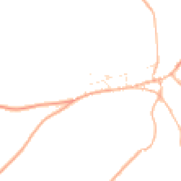 Daytime road noise heatmap for TR4 8LS