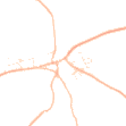 Daytime road noise heatmap for TR4 8PX