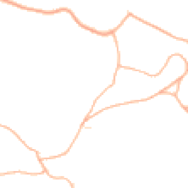 Daytime road noise heatmap for TR4 8RQ