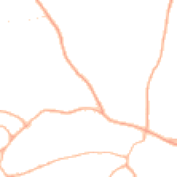 Daytime road noise heatmap for TR4 8SS