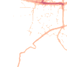 Daytime road noise heatmap for TR4 9FB