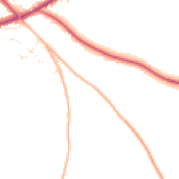 Daytime road noise heatmap for TR4 9FG