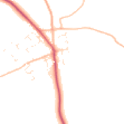 Daytime road noise heatmap for TR4 9FL