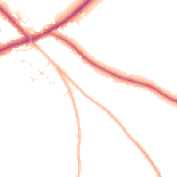 Daytime road noise heatmap for TR4 9GF