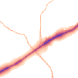 Daytime road noise heatmap for TR4 9HF