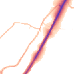 Daytime road noise heatmap for TR4 9HN