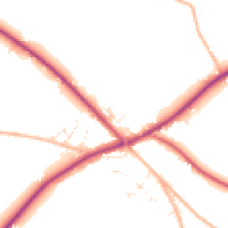 Daytime road noise heatmap for TR4 9LB