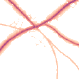 Daytime road noise heatmap for TR4 9PZ