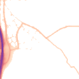 Daytime road noise heatmap for TR4 9RE