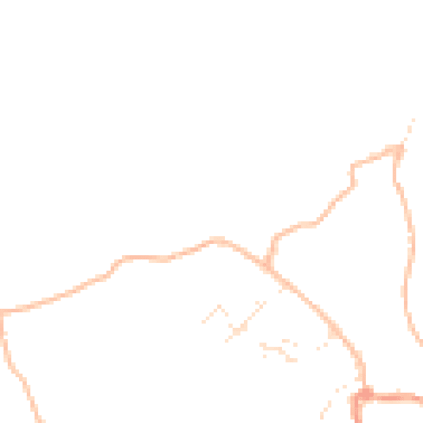 Daytime road noise heatmap for TR5 0AA