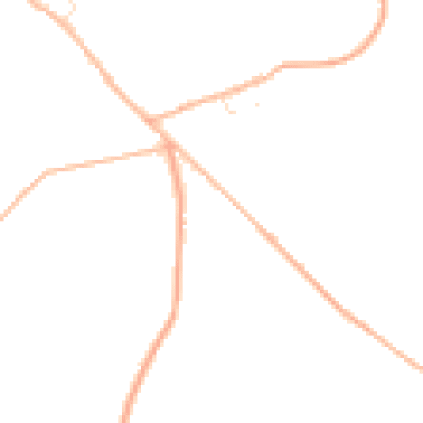 Daytime road noise heatmap for TR5 0AX