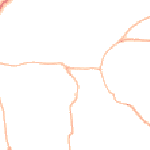 Daytime road noise heatmap for TR5 0QG