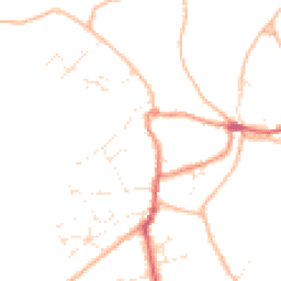 Daytime road noise heatmap for TR5 0TA