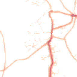 Daytime road noise heatmap for TR5 0TT