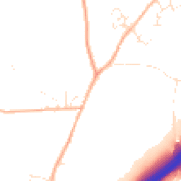 Daytime road noise heatmap for TR9 6FF