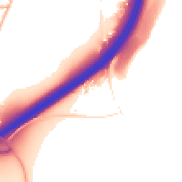 Daytime road noise heatmap for TR9 6FL