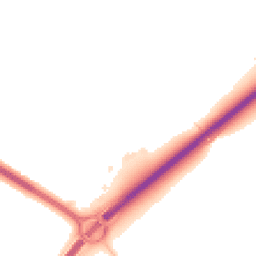 Night-time road noise heatmap for TR9 6GX