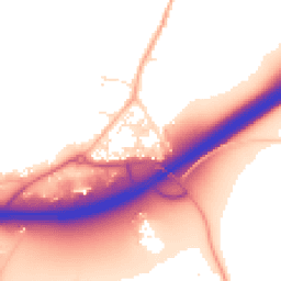 Daytime road noise heatmap for TR9 6PD