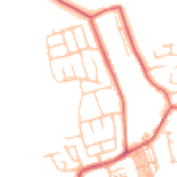 Daytime road noise heatmap for TS12 2SL