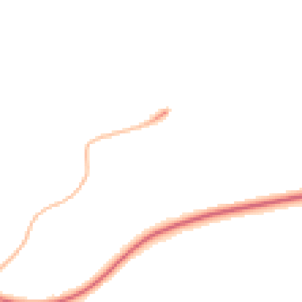 Night-time road noise heatmap for TS12 2TR