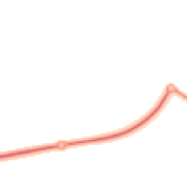Night-time road noise heatmap for TS12 2XL