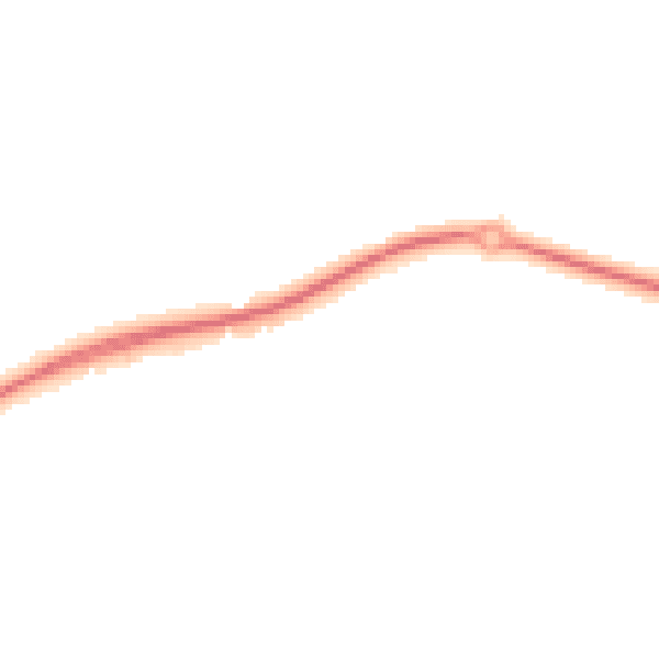 Night-time road noise heatmap for TS12 2ZN