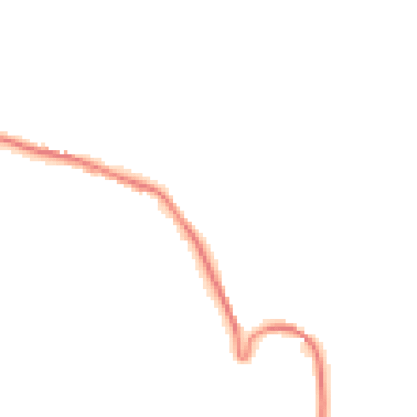 Night-time road noise heatmap for TS13 4EG