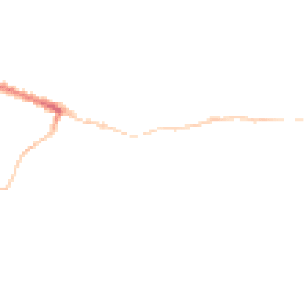 Night-time road noise heatmap for TS13 4JS